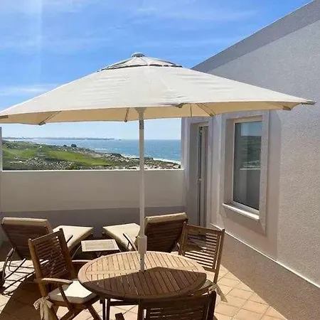 Fantastico T2 Vista Mar E Golfe E Terraco Privado C5 Vau (Obidos)